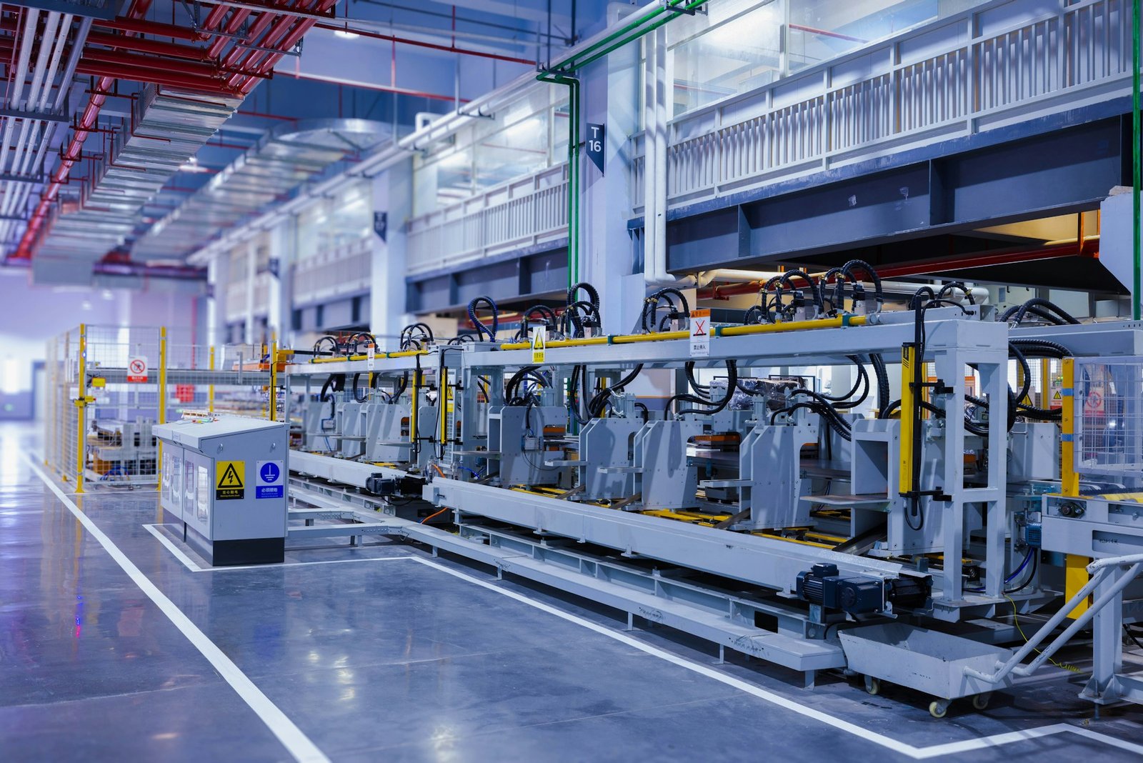 Interior of the processing facility
